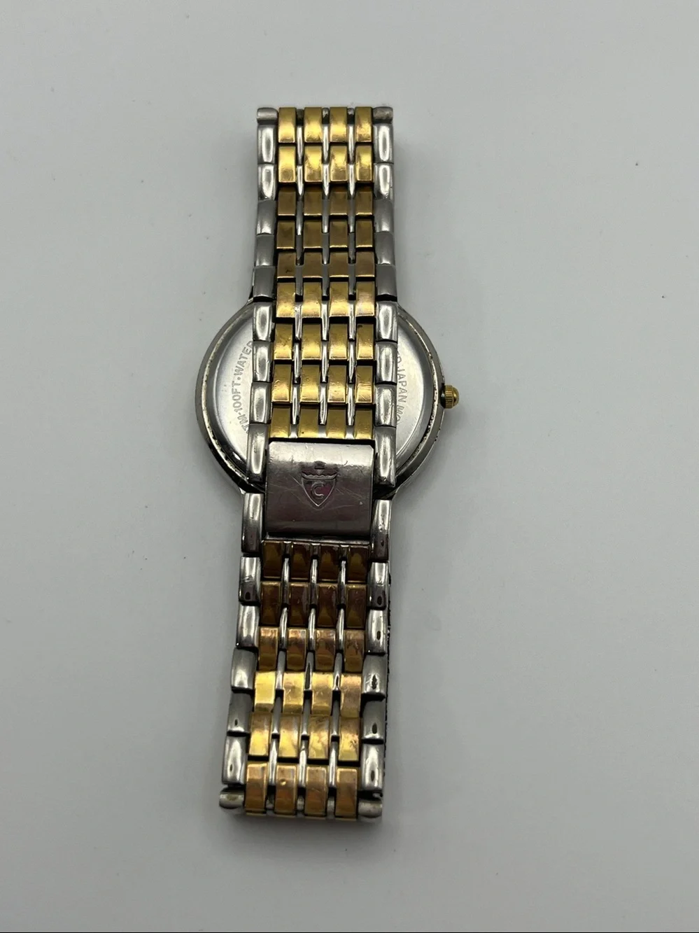 Croton Two-Tone Stainless Steel Watch – Silver & Gold Accents